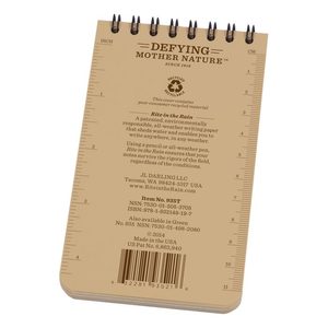 Rite in the Rain - All-Weather Notebook - 3x5'' - 935 - Tan