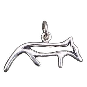 GUMPI, loup sami, pendentif, argent 925/1000