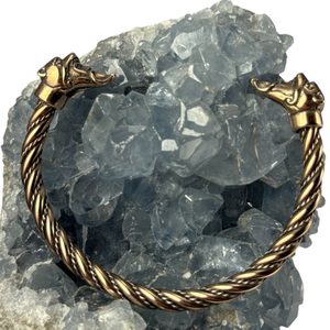Berserker, Viking warrior, bronze bracelet