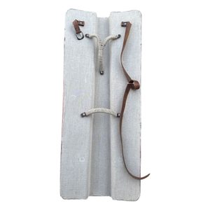 Hussite pavise shield, hand-painted wooden PRAGUE