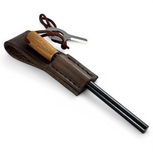 Couvercle de silex en cuir