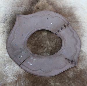 LEATHER COLLAR Fleur de Lis