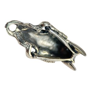 SABRETOOTH TIGER, machairodus - smilodon, large neck pendant, Ag 925, 26g
