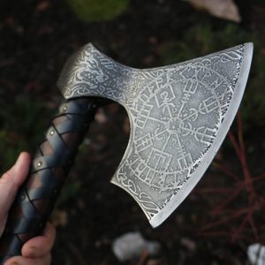FENRIR, etched Viking Axe