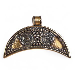 LUNULA, bronze pendant