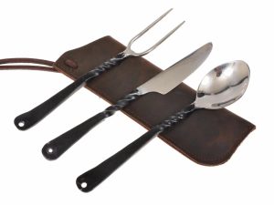 Medieval set - fork, knife and spoon