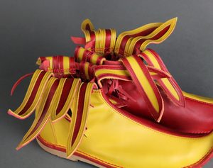 LUCIEN, medieval leather boots