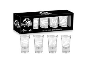 Jurassic Park Shotglass 4-Pack