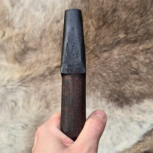 Hache hussite médiévale, tranchante, reproduction de musée forgée