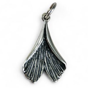 GINKGO BILOBA, pendant, silver