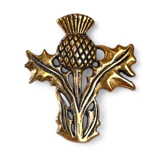 SCOTTISH THISTLE - Alba, bronze pendant