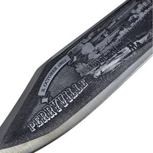American BOWIE knife, PERRYVILLE, etched