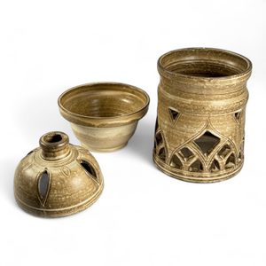 CERAMIC APPLE BAKER for a tealight