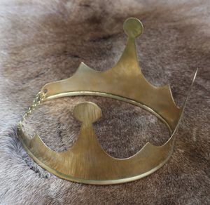 REX GOTHIC CROWN, brass