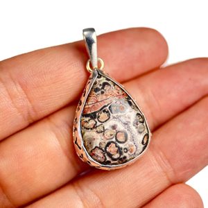 ALTAMIRA, jasper, silver pendant, Ag 925/1000