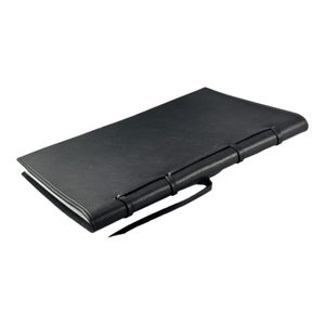 GOTHIC, leather notebook, lined, black