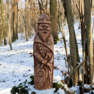 PERUN, HAND CARVED STATUE - HOLZFIGUREN{% if kategorie.adresa_nazvy[0] != zbozi.kategorie.nazev %} - HOLZPRODUKTE{% endif %}