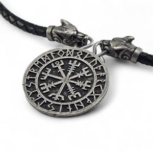 VEGVISIR, BOLO - complet, zinc, argent antique