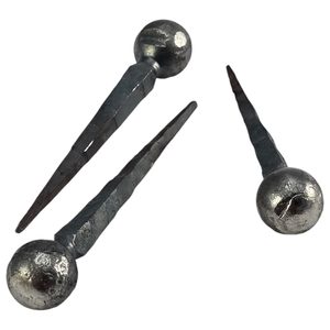 Forged nail, round head