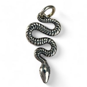 SERPENT, pendentif en argent
