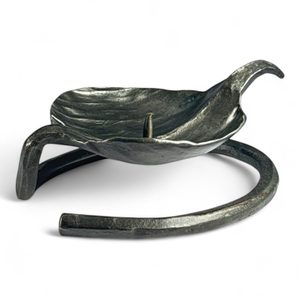 LEAF, forged candlestick