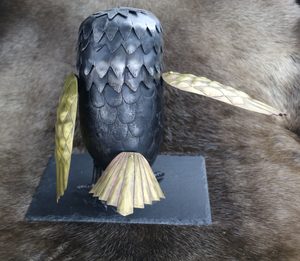 BUBO - FORGED OWL GODDESS ATHENA - PERSEUS - CLASH OF THE TITANS, ARTWORK - FORGED PRODUCTS{% if kategorie.adresa_nazvy[0] != zbozi.kategorie.nazev %} - SMITHY WORKS, COINS{% endif %}