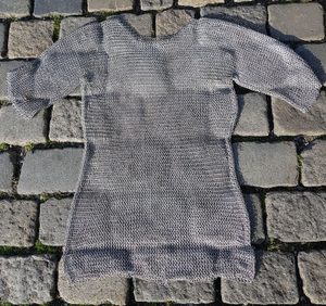 ALUMINIUM CHAIN MAIL SHIRT BUTTED