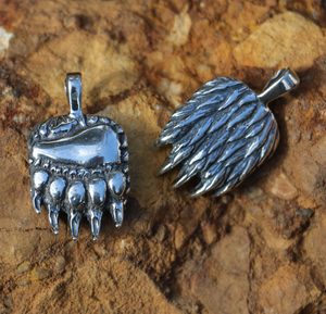 BEAR PAW pendant, silver