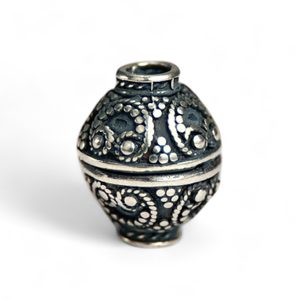 SILVER SLAVIC GOMB, bead, silver 925