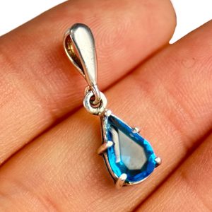 POLARIS - pendentif, argent, verre