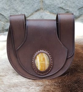 THIRD EYE, LEATHER BELT BAG, BROWN - BAGS, SPORRANS{% if kategorie.adresa_nazvy[0] != zbozi.kategorie.nazev %} - LEATHER PRODUCTS{% endif %}