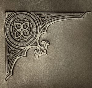 Leather customized notebook, unlined