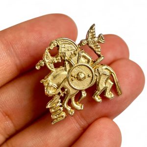 VENDEL, rivet de ceinture décoratif, laiton