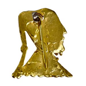 Hooded Man, medieval pilgrim badge
