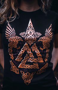 VALKNUT - Viking women's T-shirt colored