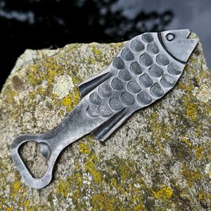 Carp, forged beer opener for fishermen