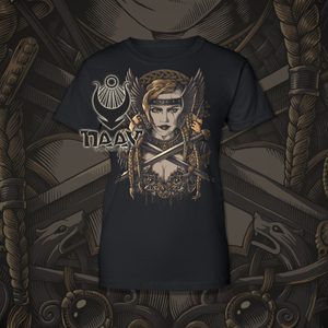 WALKÜRE Damen-T-Shirt weiß, Naav