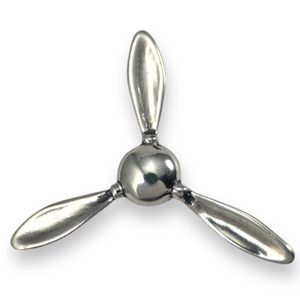 Spitfire Supermarine Propeller, silver pendant