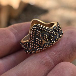 Knife guard - Viking Knife Bolster, bronze