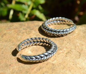 VIKING BRAIDED RING, STERLING SILVER, AG 925 - PENDANTS{% if kategorie.adresa_nazvy[0] != zbozi.kategorie.nazev %} - SILVER JEWELLERY{% endif %}