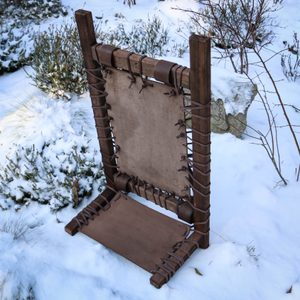 Sac à dos - bois et cuir - Bushcraft