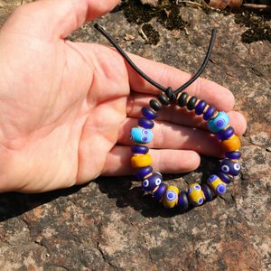 BRACELET, CELTIC GLASS BEADS, REPRODUCTION - HISTORICAL GLASS BEADS, REPLICA{% if kategorie.adresa_nazvy[0] != zbozi.kategorie.nazev %} - BUSHCRAFT, LIVING HISTORY, CRAFTS{% endif %}