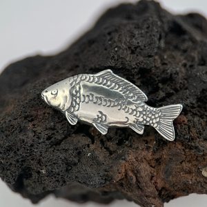 KARPFEN - Fisch, Anhänger zum Fischen, Silber 925
