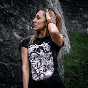 BOHEMIA, King Premysl Otakar II. T-Shirt, black, ladies'