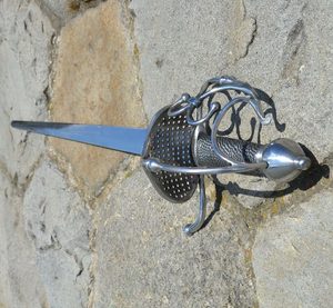 Pappenheim-hilt rapier, stage combat