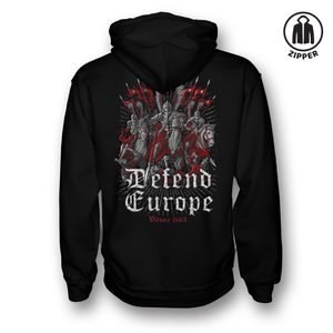 DEFEND EUROPE, Hussards polonais 1683, sweat à capuche zippé