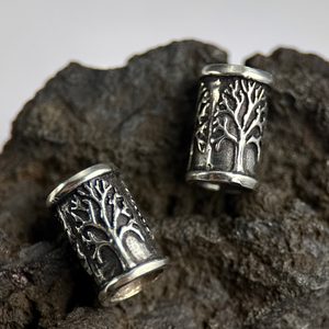 TREE OF LIFE - silver bead (not only) for beard Ag 925