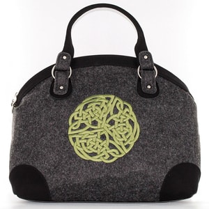 TOTE Bag with a Celtic Knot, wool, Ireland