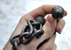 FLAIL, medieval Hussite weapon, 14th century, replica