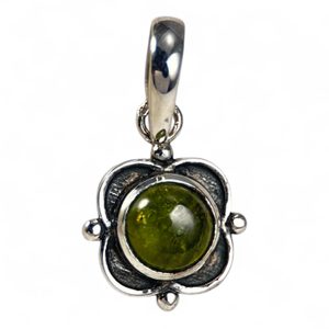 BORGIA, silver pendant, peridot Ag 925/1000